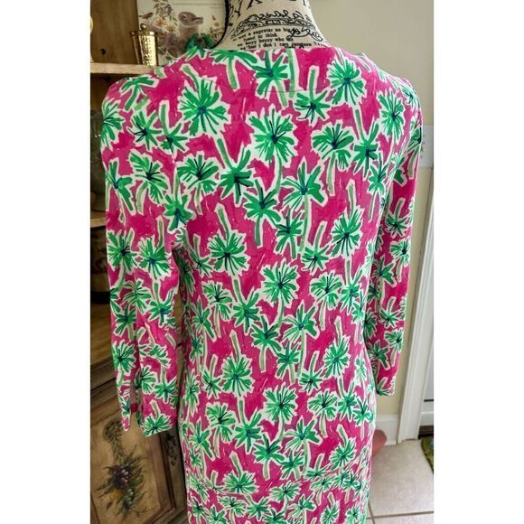 Crown & Ivy 3/4 Sleeve Split V-Neck Dress - Picture 6 of 7